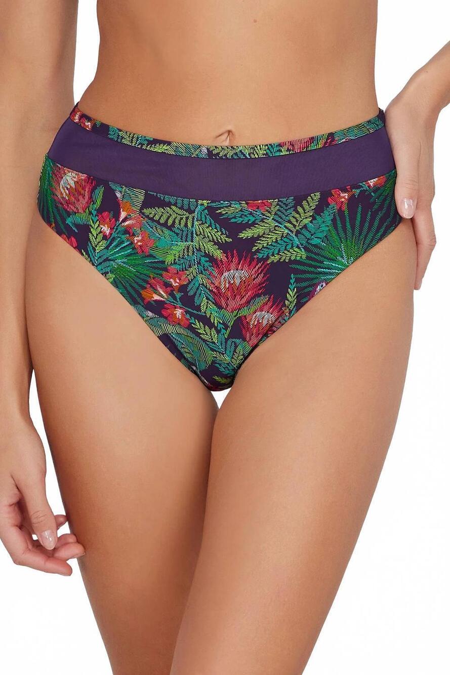 NEW SUNSETS INC. annie high waist swim bottom in welcome to rio